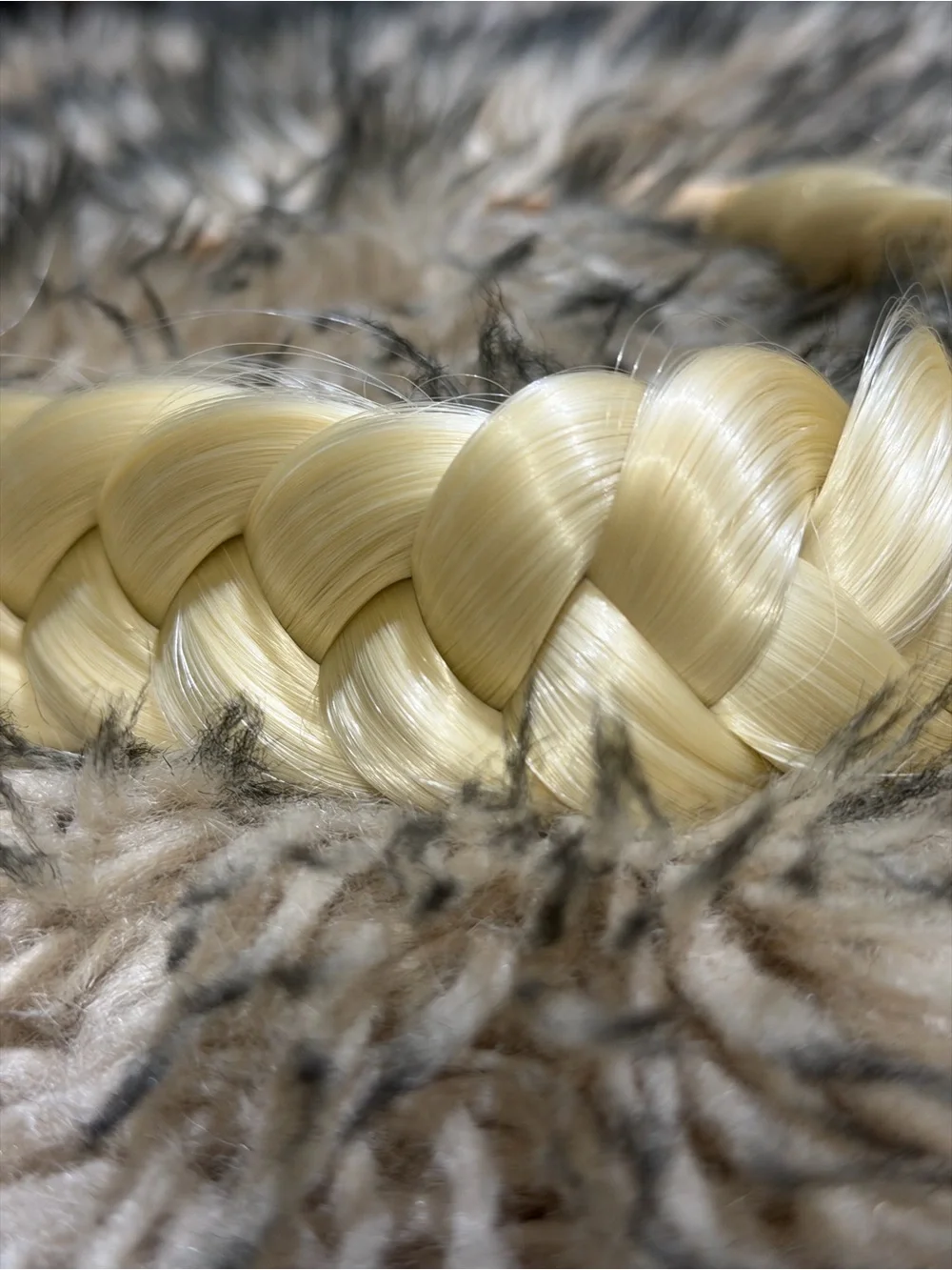 Madison Braided Headband in Platinum Blonde